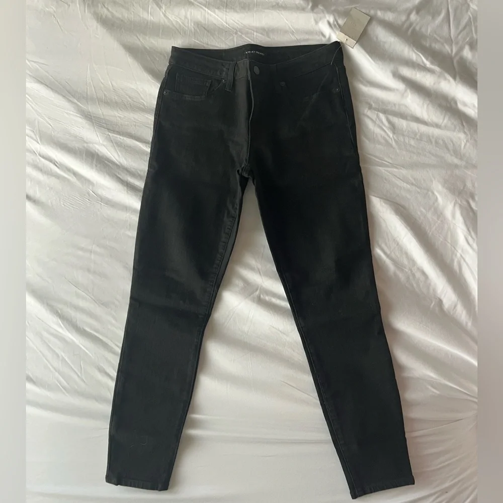 Lucky jeans NWT size 28 skinny ankle cheville stretchy pure black - Picture 2 of 5